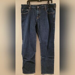 AG Adriano Goldschmied Dark Blue Straight Jeans